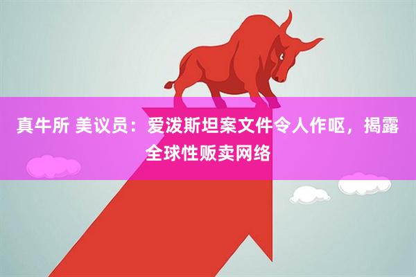 真牛所 美议员：爱泼斯坦案文件令人作呕，揭露全球性贩卖网络