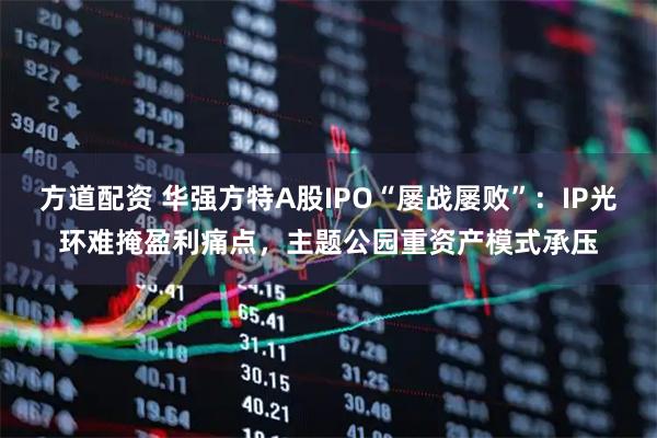 方道配资 华强方特A股IPO“屡战屡败”：IP光环难掩盈利痛点，主题公园重资产模式承压